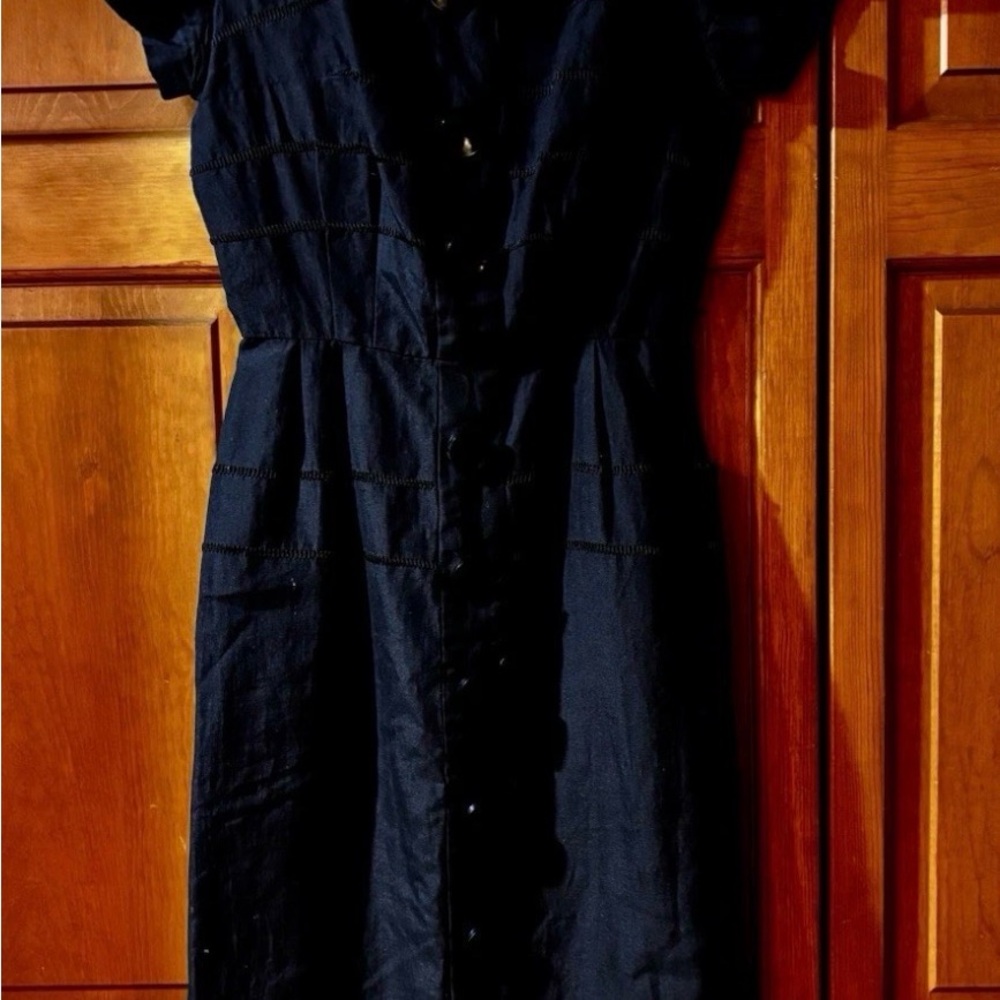 Vintage Women’s 1950s Henry-Lee Black Dress Size 14